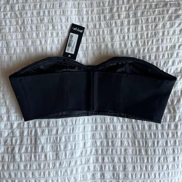 Tailored bustier- black NWT - Picture 3 of 5